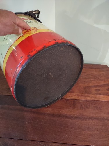 Shell 35 Pound Grease Keg W/Pump Rat Rod - Picture 12 of 17