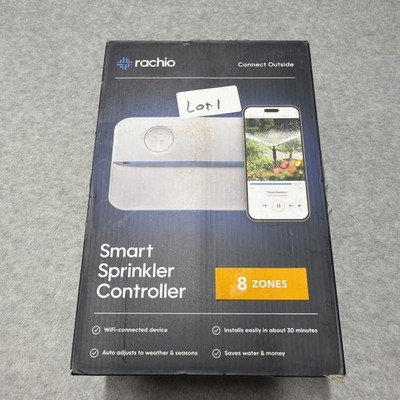 Rachio 3 8-Zone Smart Sprinkler Controller 8ZULW-C
