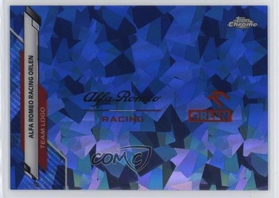 2020 Topps Chrome Sapphire Formula 1 Team Logos Alfa Romeo Racing ORLEN 15wb