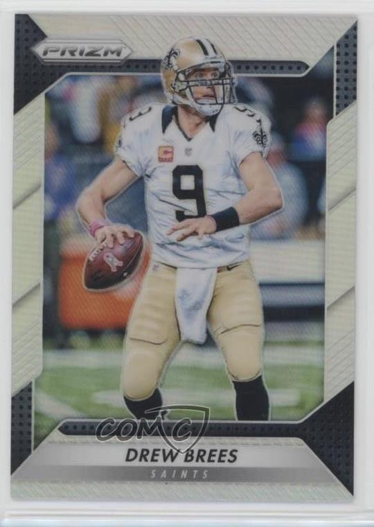 2016 Panini Prizm Silver Prizm Drew Brees #111 6m1