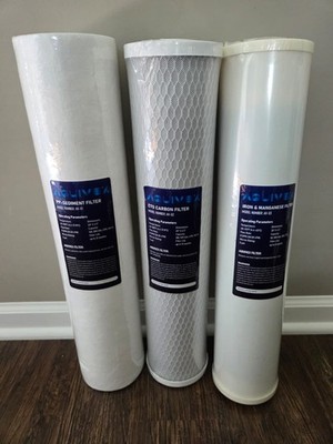 AQUIVEX WHOLE HOUSE WATER FILTER SET - Model Av   03/AV   02/Av   01 NIB