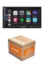 Autoradio Alpine INE-W611D per Fiat 500 Sistema di Navigazione Unità CD/DVD
