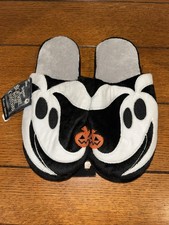 Nightmare Before Christmas Slippers Size Med 7-8 Unisex Ghost Dog Plush New