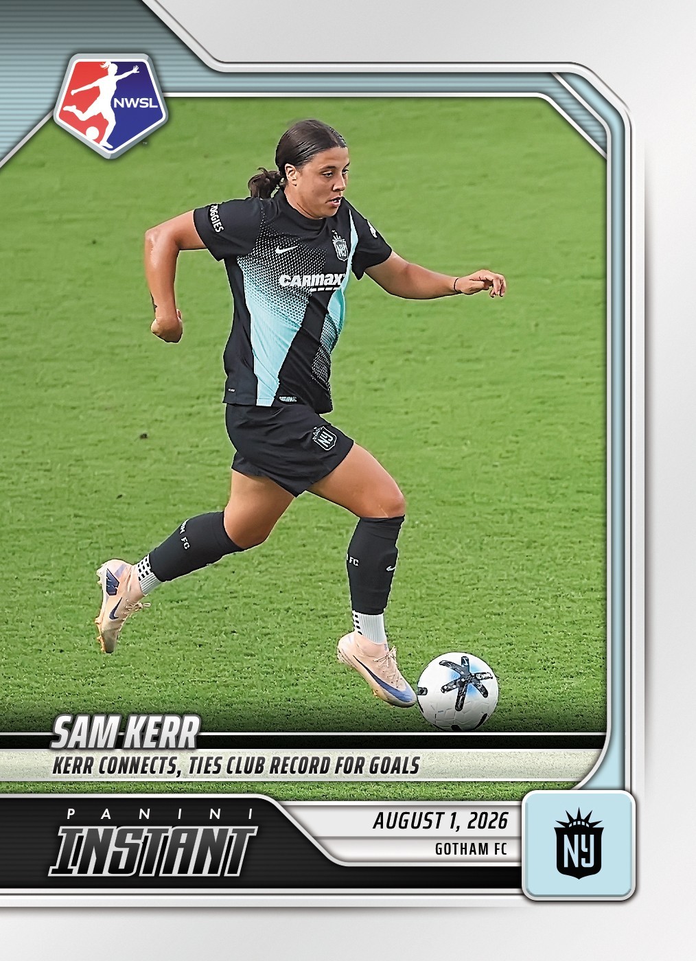 *PRESALE* 2026 Panini Instant NWSL Sam Kerr #126 ~ Gotham FC view 1