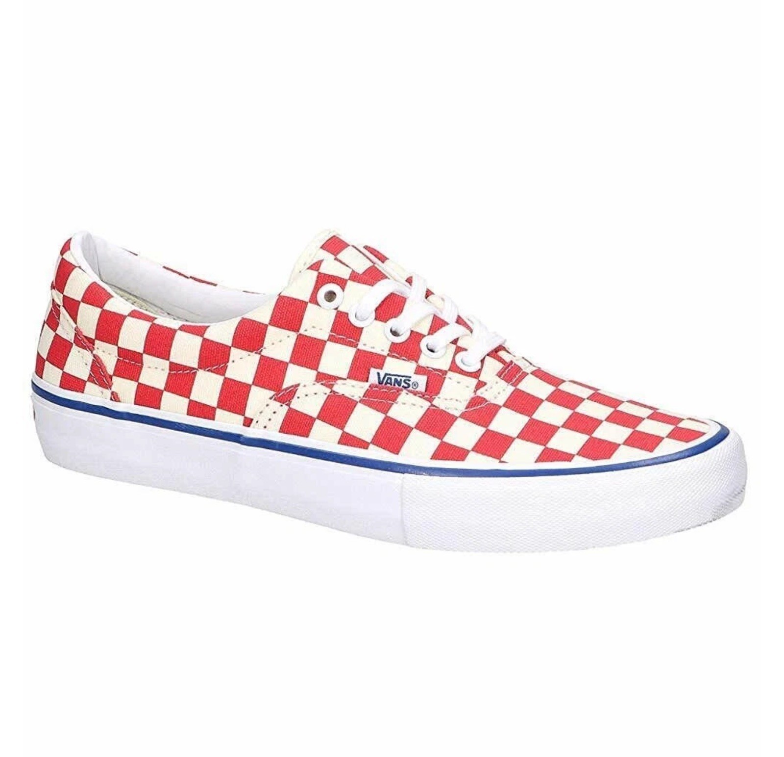 NWT Vans Era Pro Checkerboard Rococco Red Men Size 6.5