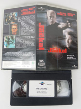 THE JACKAL 2002 VHS Italien Richard Gere Bruce Willis Sidney Poitier Caton