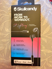 Skullcandy Set Lightning In-Ear Earbuds Black Mic/Control Water-Resist 1.2m