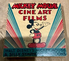 Vintage Walt Disney Mickey  s Mechanical Boxer 16mm Cine Art Film Reel w/ Box
