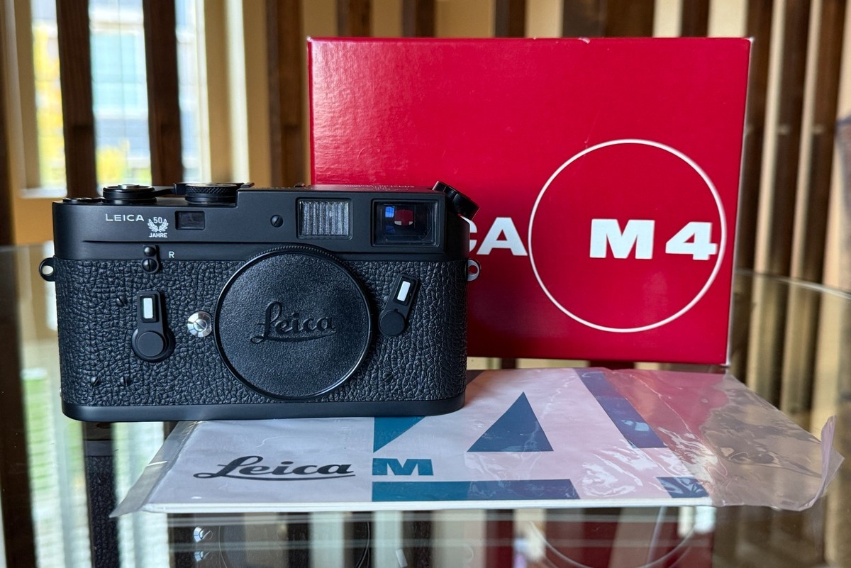 Mint Leica M4 50 Jahre Camera, Black Chrome, Midland, Canada, 