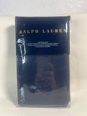 Ralph Lauren Home Branford Euro Sham 26x26 Navy Linen NWT