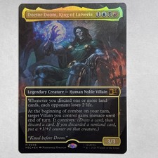 Doctor Doom, King of Latveria (Borderless) Commander: Marvel Super Heroes Foil M