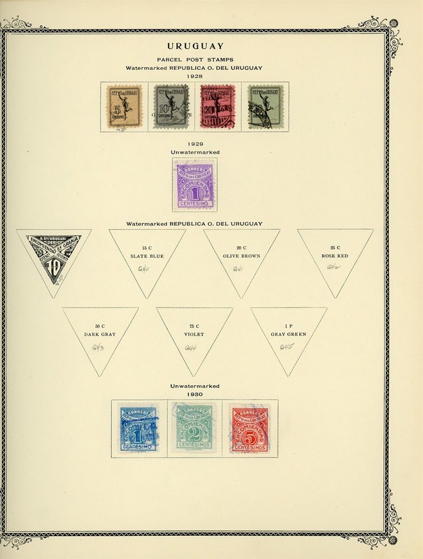 URUGUAY Scott Specialty Album Page Lot #49 - SEE SCAN - $$$