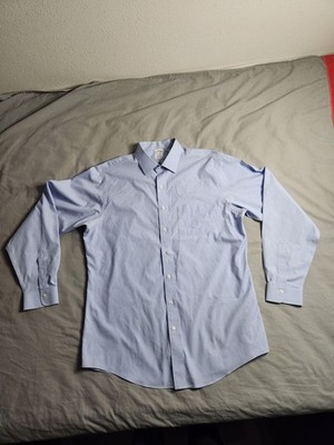 Brooks Brothers Regent Button Up Dress Shirt Mens Sz 17-37 Blue White Check NEW