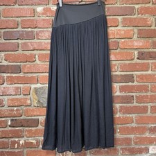 Altar'd State Drop-Waist Maxi Skirt Black Size Medium FLAWED READ DESCRIPTION