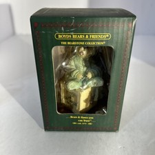 Boyd  s Bear Binkie Hanging Ornament New In The Box Babies First Christmas, 2002