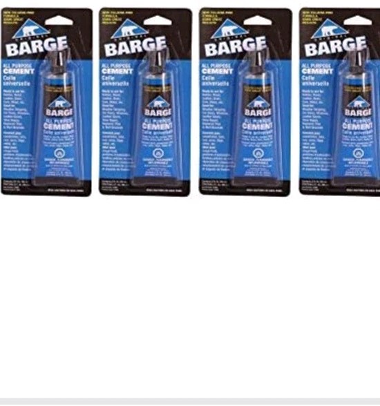Barge All-Purpose Made Usa  Cement Rubber, Leather, Wood, Glass, Metal Glue 2 oz