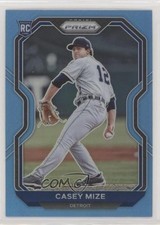 2021 Panini Prizm Tier III Carolina Blue Prizm Casey Mize #246 0ji1