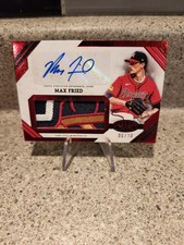 MAX FRIED 2025 TOPPS TIER ONE JUMBO PATCH AUTO /10 .