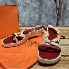 HERMES Hermes sandals vintage with box