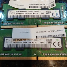 Lot of 8 GB 4 GB x 2 sticks SK hynix DDR4 PC4-2666V Laptop RAM Quick Ship