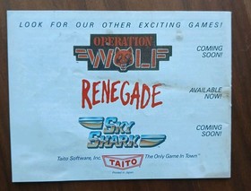 Bubble Bobble NES Game Catridge Cart, Sleeve, and Manual Instructions Protector 