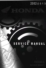 Workshop Repair Manual Honda Silver Wing 600 FSC/A on Usb Stick
