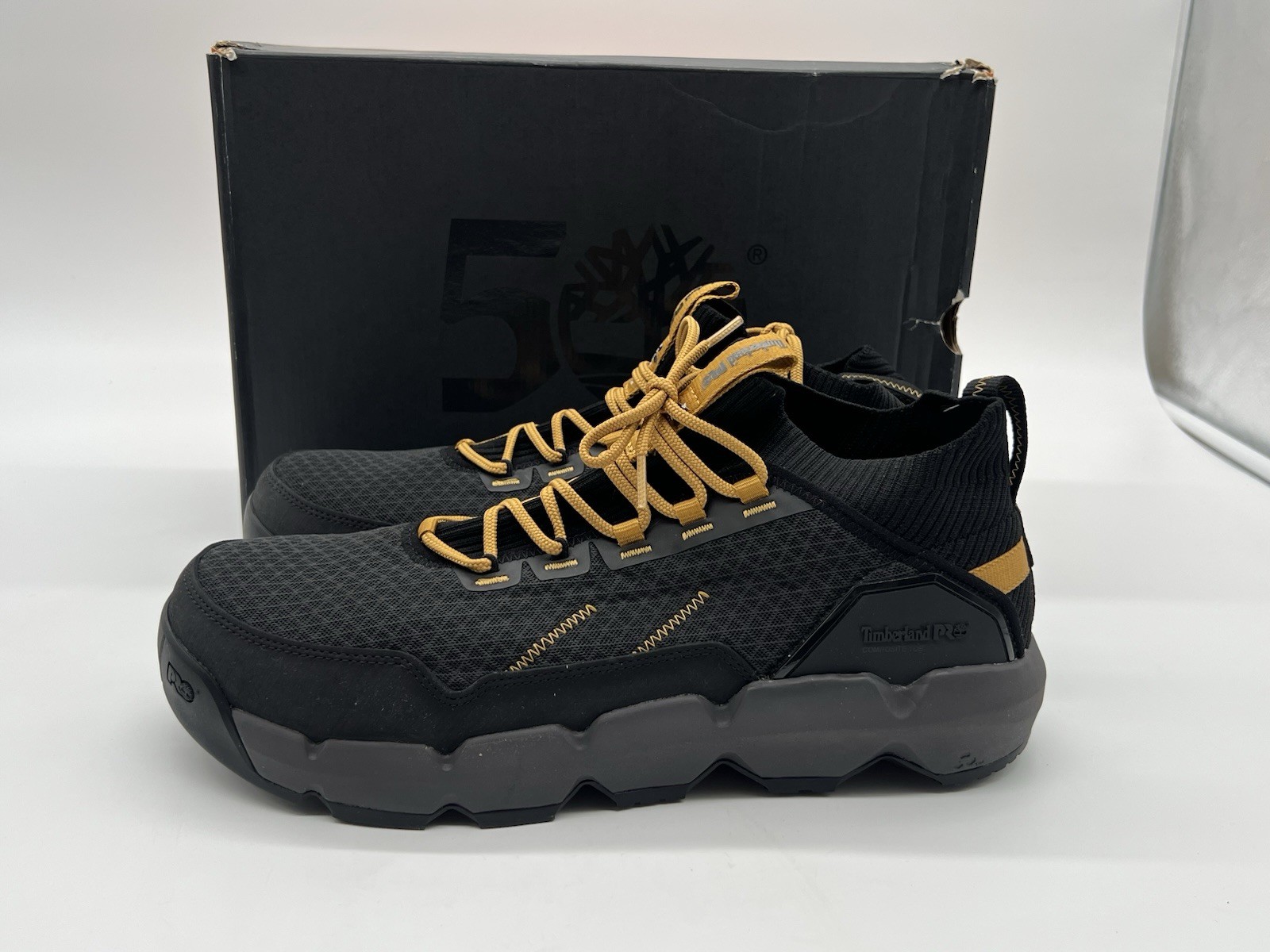 Timberland PRO Morphix Mens 15W Black Composite Toe Work Sneakers