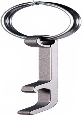 Ultra-Lightweight Titanium Keychain Bottle Opener with Key Ring | Rust-Proof and