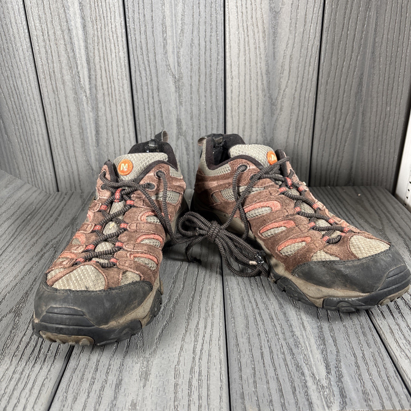 Scarpe Uomo Merrell Moab Impermeabili Escursionismo Trail Espresso 10 5 J39723 INDOSSATE