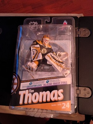 McFarlane NHL Tim Thomas Boston Bruins Collectible Series 24 Black Jersey 2010