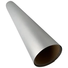 DTF Transfer Film 24in x 65.6ft DTF Foil Film Roll Cold Peel Metallic--Silver