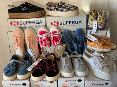 Superga ~  NEW in BOX ~ Variety of Styles, Colors and Sizes RARE! Perfectly NEW!