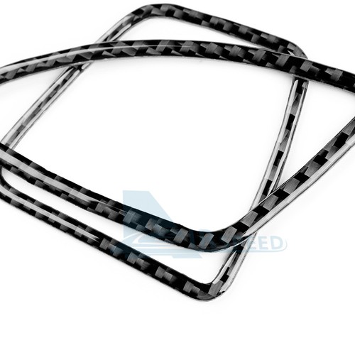 Black Carbon Fiber Dashboard Air Vent Frame Sticker For Kia Sportage 2022-2025 - Imagen 9 de 10