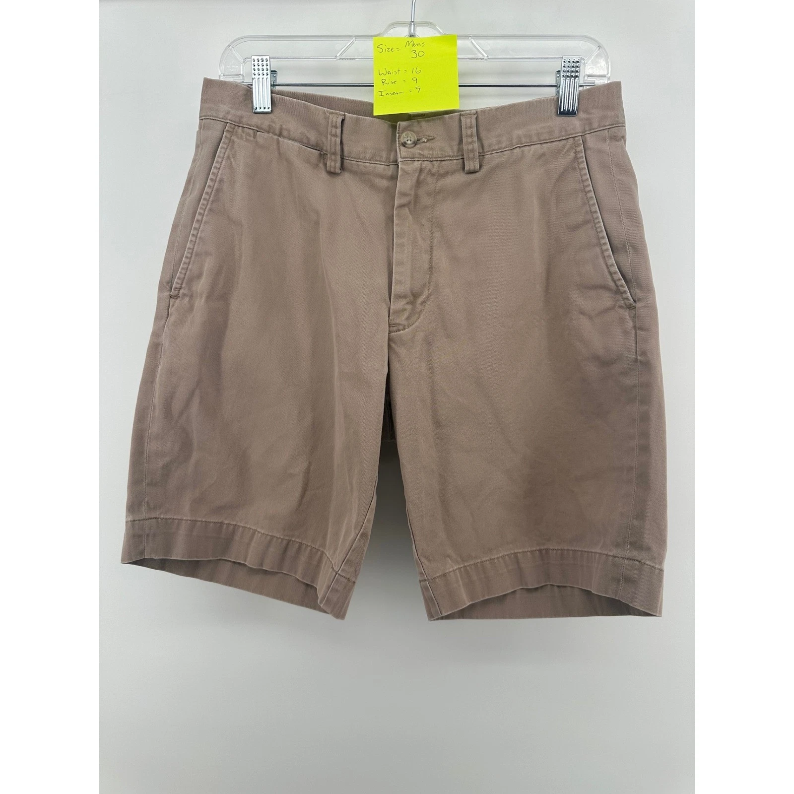 Polo Ralph Lauren Mens Classic Fit 9" Chino Shorts Tan Khaki Cotton Size 30
Opens in a new window or