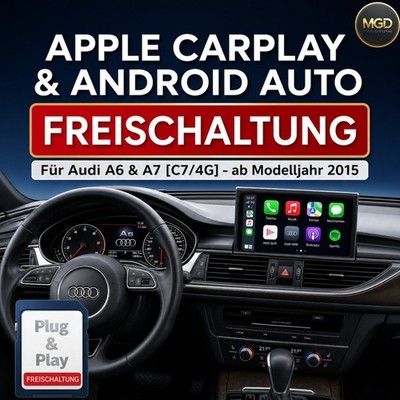 f.  Audi A6/A7 |4G/C7| Apple Carplay & Android Auto |MMI MHI2|Nachrüstung Update