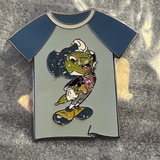 Disney Shopping Jiminy Cricket Tee Shirt LE 250 RARE Pin 2010