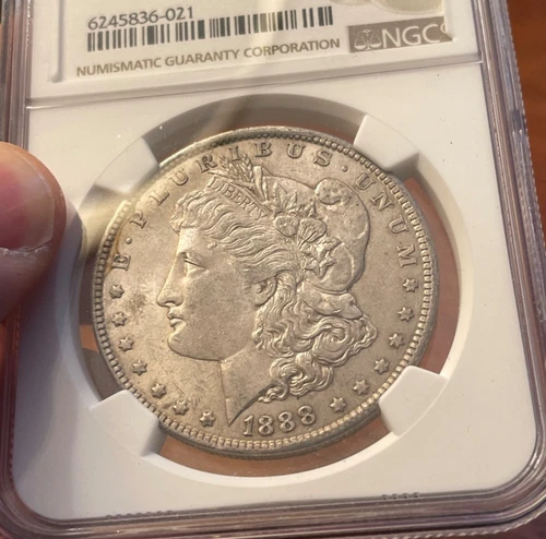 (#101842) Morgan Dollar: 1888 O.  NGC MS 61.  Better date!     (see video!)