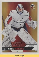 2020-21 Upper Deck Extended Series HoloGrFX Rookies Gold Vitek Vanecek READ 09a0