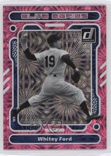 2023 Panini Donruss Elite Series Pink Fireworks Whitey Ford #E2 HOF 07rd