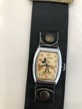 1940's Mickey Mouse US Time Wristwatch- Very Rare