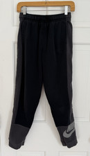 Nike BLACK/GRAY Heavy Joggers Sweatpants Pockets Boys Girls Youth size XL