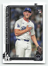 2025 Topps Baseball Ben Casparius #384 RC Los Angeles Dodgers