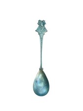 Dutch souvenir demitasse Jac De Vroomen Silver Plate Spoon