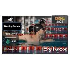 SYLVOX 65'' Outdoor TV, Premium 4K@120Hz Weatherproof TV Smoother Gaming Series
