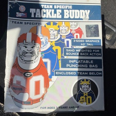 Fremont Die Tackle Buddy Inflatable Punching Bag 40in Tall Michigan university 