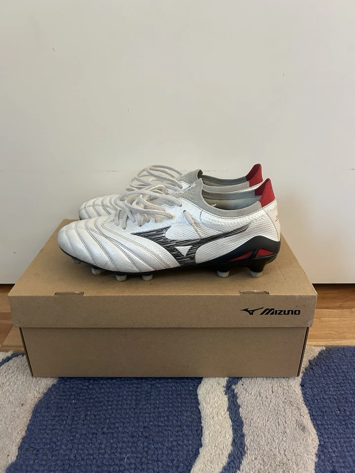 Botín de fútbol terreno firme Mizuno Morelia Neo IV hecho en Japón FG para hombre 7 EE. UU. Foto 2 de 4