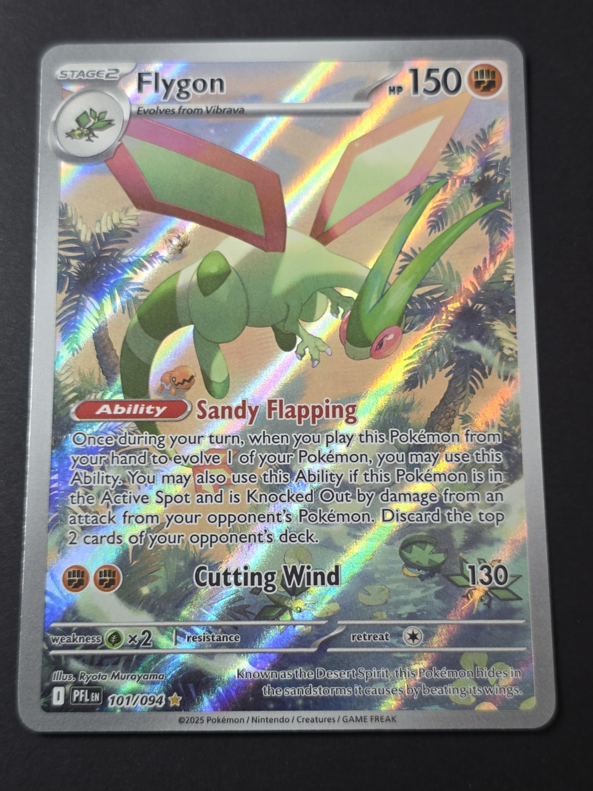 Flygon 2025 Mega Evolution: Phantasmal Flames #101/94 Illustration