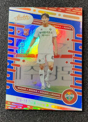 2025 Absolute K League RC #78 Min-ha Shin Blue /49 Gangwon FC