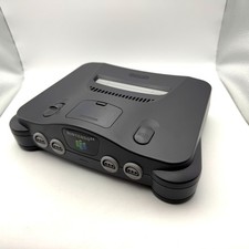 NINTENDO 64 N64 CONSOLE BLACK PAL SYSTEM ONLY - FULLY TESTED!