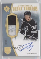 2022 Upper Deck Ultimate Collection Debut Threads 8/99 Jacob Moverare Auto 1c0e